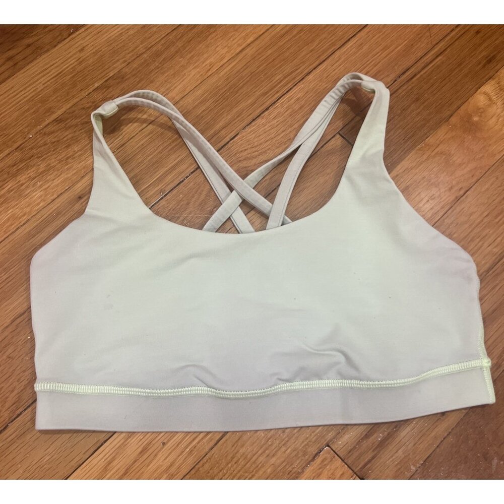 lululemon athletica Light Beige/Cream Strappy Sports Bra